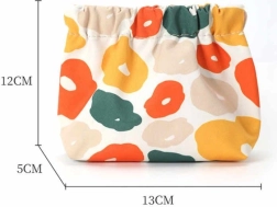 Multifunkcionalna ženska kozmetička torbica za u torbicu s cvjetnim uzorkom