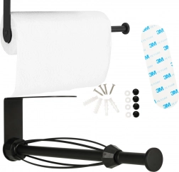 Držač za papirnate ručnike za kuhinju crni