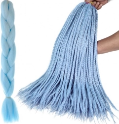 Sintetičke pletenice – ekstenzije za kosu – Plava