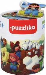 Puzzlika proizvodnja traperica – edukativne narativne puzzle za djecu, 15 dijelova