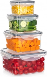 Set hermetičkih posuda za hranu s brtvom, 4 kom