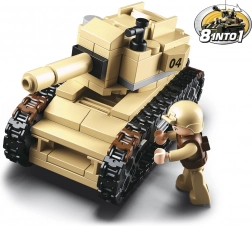 Sluban Army 8-u-1 tenk – mini građevni set