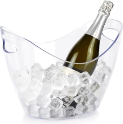 Prozirna plastična kanta za led 4 l