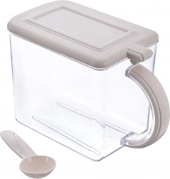 Kuhinjski spremnik za rasute namirnice 1 l s poklopcem i žličicom