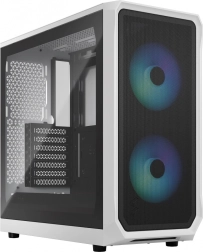 Računalno kućište Fractal Design Focus 2 RGB bijelo s prozirnim toniranim staklom
