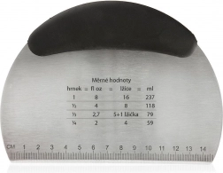 Čelična slastičarska lopatica i rezač tijesta 16 cm