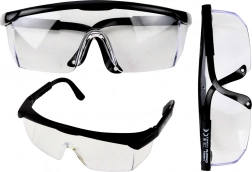 Zaštitne naočale s podesivim ručkama crne