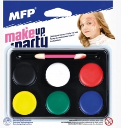 Boje za lice MFP Make-up Party 6 boja s kistom
