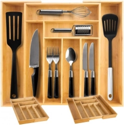 RUHHY bambusov organizator za ladice na razvlačenje