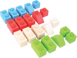 Bigjigs Baby Drvene Građevne Kocke Primary Set
