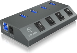 Četverostruki USB 3.0 hub s prekidačima IB-HUB1405C