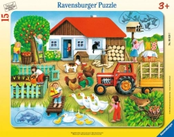 Puzzle 15 dijelova Što ovdje paše – Na selu RAVENSBURGER