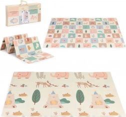 Obostrana edukativna pjenasta podloga za igru 200 × 150 cm, sklopiva s torbom IPLAY