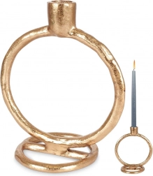 Aluminijski zlatni svijećnjak 19 cm