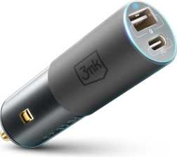 3mk hyper car charger 100w brzi auto punjač s usb‑c i usb‑a