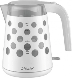 Električni kuhalo za vodu Maestro KROPKI bijela