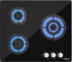 Trozonski plinski štednjak sa staklenom pločom IsEasy