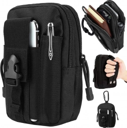 Taktička MOLLE torbica za pojas – crna, vodootporna