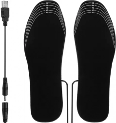 Grijani ulošci za cipele na USB, prilagodljivi rezanjem 41–46