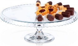 Stakleni stalak za tortu na nozi 32 cm