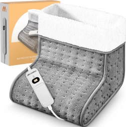 električni grijač za stopala cozyheat 100 w sivi