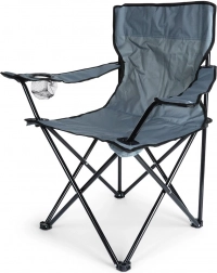 Sklopiva turistička stolica s držačem za piće VILDE