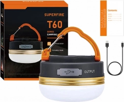 Kamperska lampa SuperFire T60