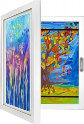 Okvir za dječje crteže A4 s otvaranjem – kapacitet do 150 radova