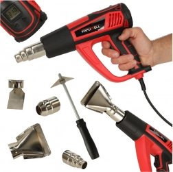 Električna vruća pištolj KAFUWELL 1850W s regulacijom temperature