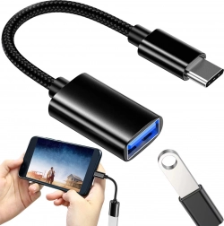 USB-C na USB-A 3.0 OTG adapter s opletenim kabelom