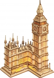 ROBOTIME drvena 3D slagalica Big Ben – svjetleći satni toranj