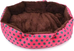 Udoban krevetić za kućne ljubimce s jastukom – crveni