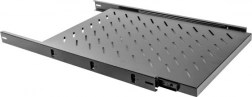 Izvlačna polica 1U za 19" stajaće ormare 1000 mm, crna