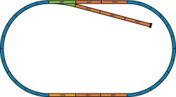 Piko podloga za setove tračnica A+B