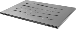 Polica 1U za 19" ormare dubine 1000 mm, 465 × 715 mm, crna