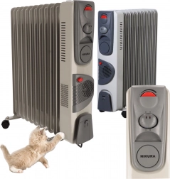 Električni radijator NIKURA s 11 rebara