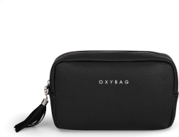 Kozmetička torbica Emily od kože, crna