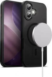 Hibridna maska Frost Mag Cover za iPhone 17 s MagSafe – crna