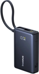 Powerbanka Baseus PicoGo s digitalnim zaslonom 10000 mAh 45 W crna
