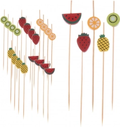 Bambusovi čačkalice za kanapee 12 cm, 20 kom