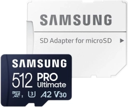 Samsung microSD kartica Pro Ultimate 512 GB + adapter
