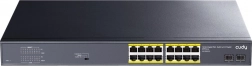 gigabitni poe+ switch 16× rj45, 2× sfp, 200 w
