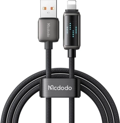 USB-A na Lightning kabel Mcdodo s LED zaslonom 1,2 m