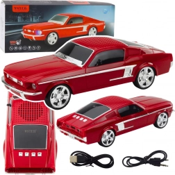 Bežični zvučnik WSTER u obliku automobila s LED svjetlima