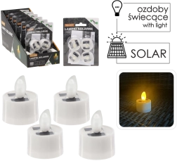 Set solarnih LED čajnih lampica, 4 kom