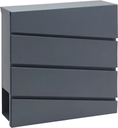 Poštanski sandučić od pocinčanog čelika s držačem za novine