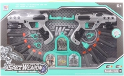 Set svemirskih pištolja s pjenastim mecima za djecu 6+