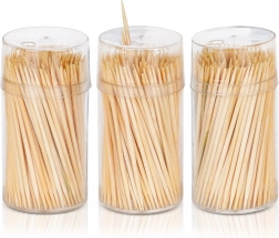 Bambusove čačkalice 6,5 cm, 3×200 kom u dozirniku