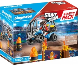 Playmobil Stunt Show početni set – kaskaderski show s četverociklom i vatrenom rampom