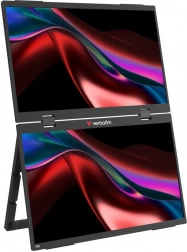 Dvojni prijenosni dodirni monitor 2× 15,6" Full HD 60 Hz